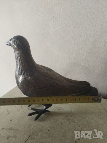 Метална статуетка гълъб, снимка 4 - Други ценни предмети - 46224802