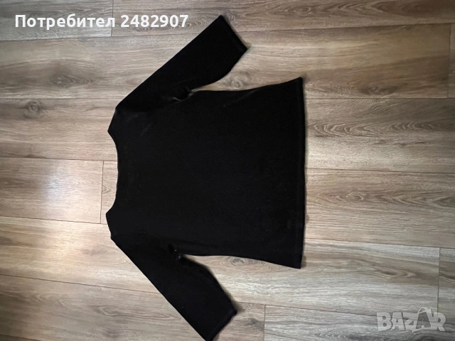 Дамска блуза с блестящ ефект, снимка 5 - Блузи с дълъг ръкав и пуловери - 53693840