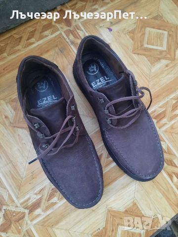 обувки есенопролетни естествена кожа цвят сиви, снимка 1 - Мокасини - 46162018