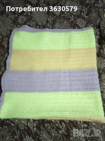 Ръчно плетени детски одеала, снимка 5 - Чорапи - 52685559