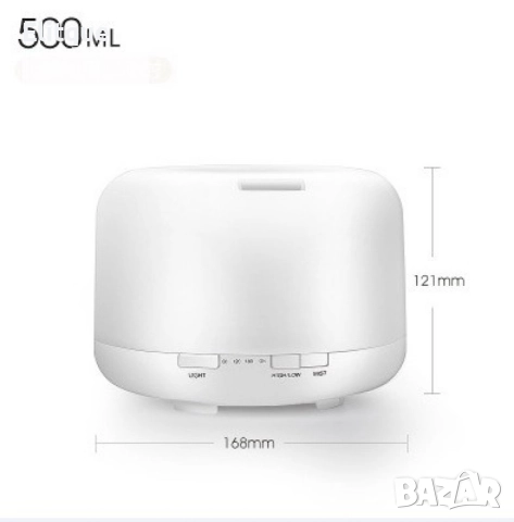 Ултразвуков арома дифузер, снимка 4 - Овлажнители и пречистватели за въздух - 52878651