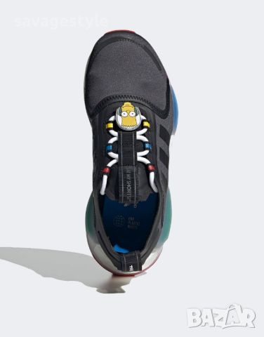 Унисекс Маратонки ADIDAS x The Simpsons Nmd_V3 Shoes Grey/Black, снимка 5 - Детски маратонки - 46321828