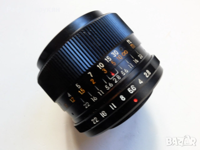 ОБЕКТИВ 2,8/35 мм на  РЕЗБА М-42, като НОВ, снимка 2 - Фотоапарати - 52256152