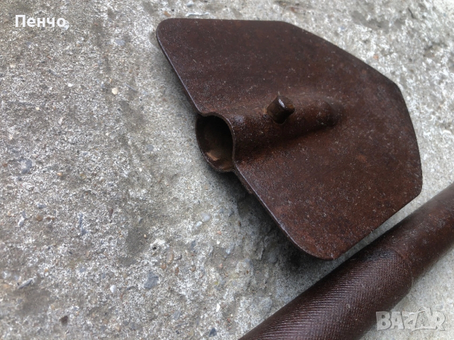 стара военна лопатка, снимка 6 - Антикварни и старинни предмети - 46776131