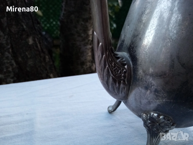 Посребрен винтидж комплект, снимка 5 - Антикварни и старинни предмети - 52529550