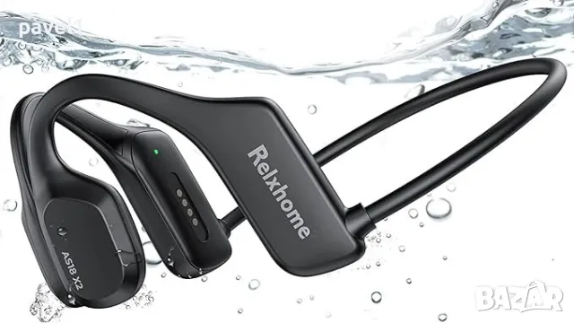 НОВИ Слушалки Relxhome AS18 X2 Bone Conduction, слушалки за плуване с вградена 16 GB памет, MP3, снимка 1 - Bluetooth слушалки - 47743860