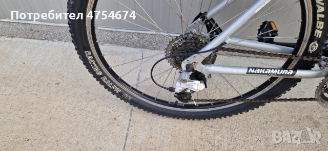 Алуминиев велосипед NAKAMURA колело 26", снимка 2 - Велосипеди - 53791654