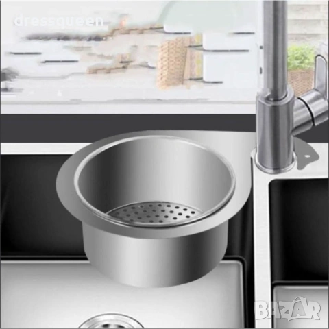 4568 Мултифункционална дренажна кошница за мивка от неръждаема стомана – край на запушените сифони!, снимка 2 - Аксесоари за кухня - 53813170