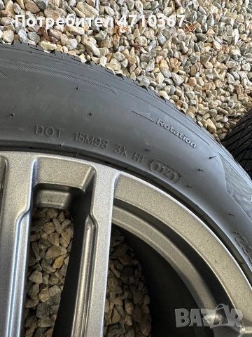 Джанти за Хюндай СантаФе 19ки, 5х114.3, 8J, ET40, с гуми 235/55, снимка 3 - Гуми и джанти - 53750336