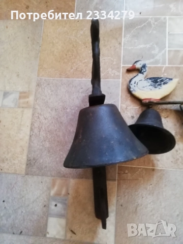 Стари камбани за входна врата, бесетка, двор и, заведение. , снимка 4 - Антикварни и старинни предмети - 52820465