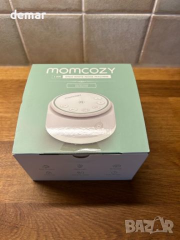 Momcozy Машина за бял шум за бебе с 20 изглаждащи звука за сън със сензорна светлина, снимка 10 - Други - 45717155