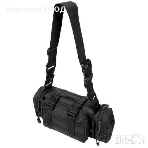 Чанта Hip and Shoulder 30703A MFH черна, снимка 2 - Екипировка - 45033097