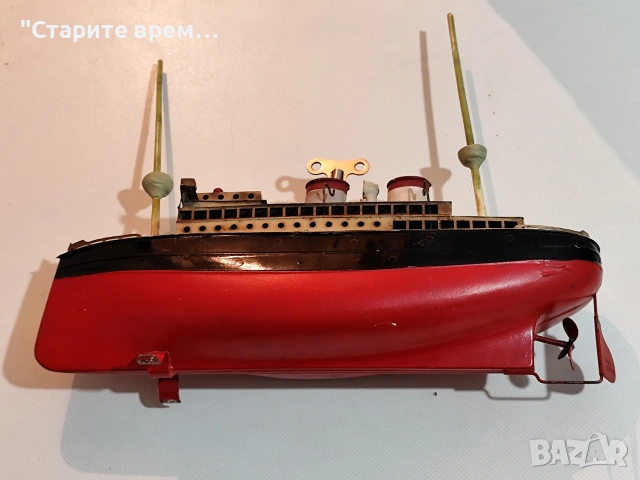 Механична Играчка Парен Лайнер Германия., снимка 11 - Колекции - 53087869