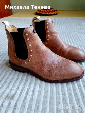 Кожени боти 39 Odd Molly, снимка 3 - Дамски боти - 53413192
