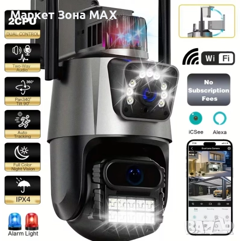 Спокойствие 24/7 – камерата, която следи дома ти с iCSee