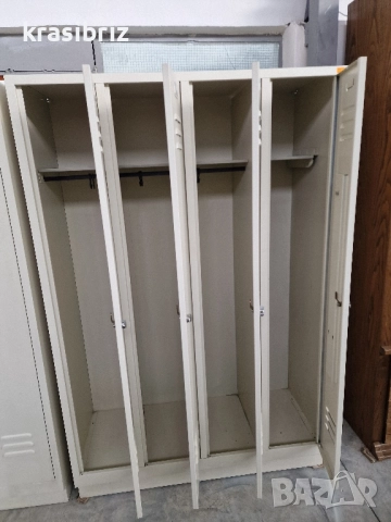 Метални Шкафове-внос от Германия!Налични 3-3-ки....и 1 с четири отделения!ОБЯВЕНАТА ЦЕНА Е ЗА БРОЙ!, снимка 8 - Шкафове - 52490749
