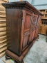 Красив дъбов шкаф с дърворезба , снимка 5