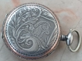 Сребърен джобен часовник , снимка 5