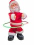 Музикален Дядо Коледа, въртящ обръчи, 30см, снимка 11