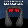 Електрически шиацу масажор за шия, рамене, гръб и тяло, снимка 2