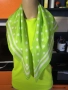 Копринен шал LDADPR в цвят лайм, снимка 5