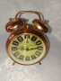 Стар Германски Механичен Будилник - Работи и Звъни с Камбани, снимка 2