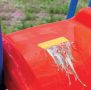 Пластмасова цветна пързалка с гнездо за вода 188x88x125cm, снимка 3