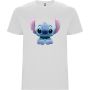 Нова детска тениска със Стич (Stitch) - Elegant Stitch в бял цвят