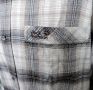 Jack Wolfskin Men`s Beige/Black Long Sleeve Checked Shirt -мъжка  риза за спорт и туризъм размер XL , снимка 4