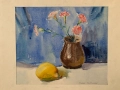 Картина ТОДОР ПОПТОШЕВ Акварел/натюрморт , снимка 2
