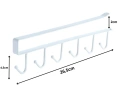 Кухненска закачалка за шкаф с 6 куки, снимка 4
