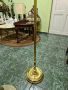Уникална много красива антикварна английска бронзова подова лампа , снимка 4