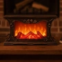 Декоративна LED камина с реалистичен ефект на пламък и жарава, снимка 5
