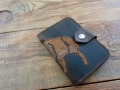 Мъжки кожен портфейл, ловен аксесоар, естествена кожа, ръчна изработка , снимка 2