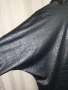 CANDA 44 /XL/ Черно сако / палто / от еко кожа змийски принт, снимка 4