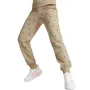 Дамско спортно долнище PUMA Brand Love All Over Print Regular Fit Sweatpants Beige, снимка 3