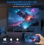 Проектор 4K, електрически фокус/трапецовидна корекция,интелигентен проектор с 5G WiFi 6 и BT5.2, снимка 4