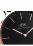 Часовник Daniel Wellington Classic Black 40 mm DW00100148 черна найлонова каишка, снимка 6