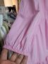 розова рокля, разкроена,- XL, снимка 5