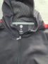 Under Armour мъжки суичър с цип и качулка – XL – Черен с червени детайли black red, снимка 2