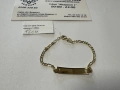 Златна Гривна 1.26гр 12см, снимка 5