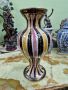 Уникална много красива антикварна колекционерска порцеланова белгийска ваза H.BEQUET , снимка 4