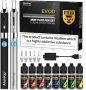 Нов Комплект Електронни Цигари Manvap EVOD 2 в 1 с 8 Вкуса Без Никотин Вейп Писалки, снимка 1 - Други - 45973150