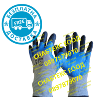 Работни ръкавици топени в латекс безшевно плетено трико RIO VENICE CHIMERA LUX, снимка 1 - Други инструменти - 44941350