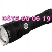 Мощен акумулаторен LED фенер P90, снимка 3 - Къмпинг осветление - 45144918