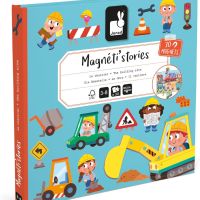 Janod SITE Образователна игра магнитна книга за строителен обект с 30 магнитни фигури за деца 3+ г., снимка 9 - Образователни игри - 45083695