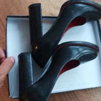 Дамски обувки черни 37, снимка 5 - Дамски обувки на ток - 45171519