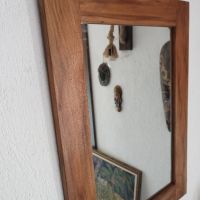 Дървено огледало - чинар, снимка 3 - Огледала - 44950315