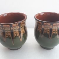 Две глинени чашки, снимка 1 - Чаши - 45083597