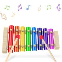 3538 Цветен дървен детски ксилофон, снимка 5 - Музикални играчки - 45836371